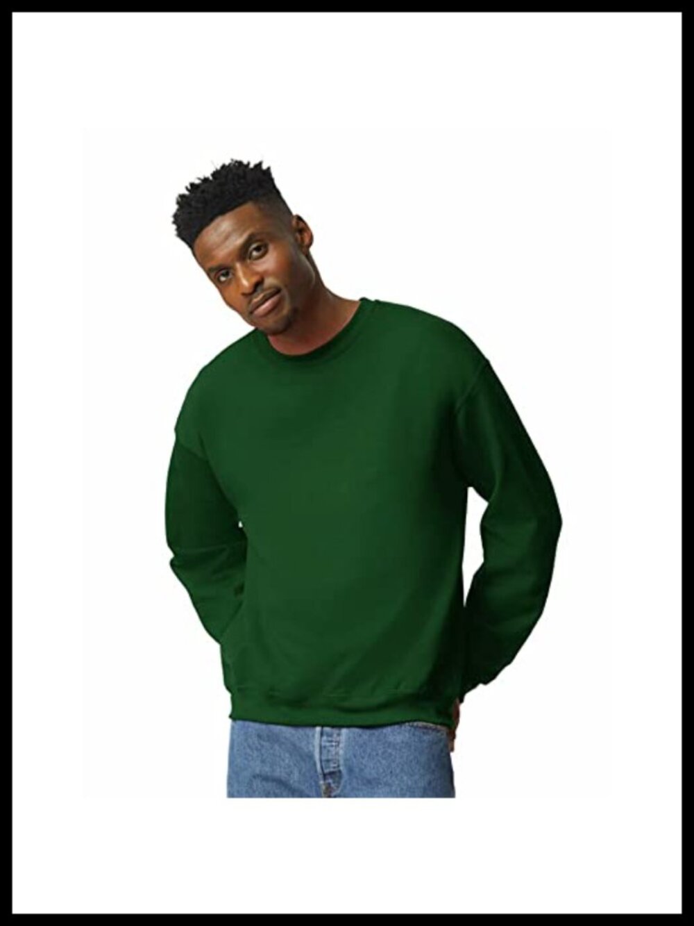 Men's Classic Fleece Crewneck Sweatshirt, Soft Brushed Interior, Pullover